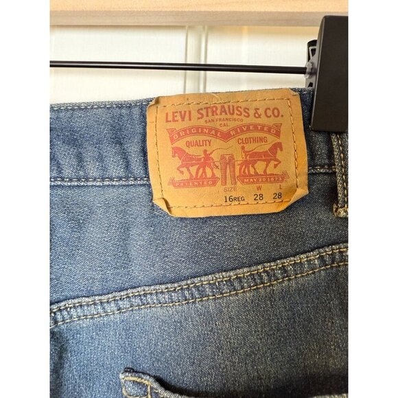 Levi's 511 Women's Knit Light Wash Blue Jeans Size 16 (28Wx28L) - NWT - Picture 10 of 12